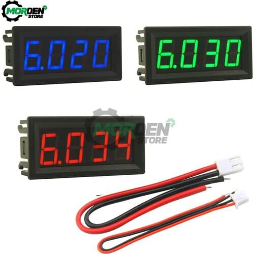 0.56" Mini 4 Digits LED Digital Voltmeter Ammeter Volt Ampere Meter Amperemeter 0-10A Voltage Tester 0-10A Amperimetro