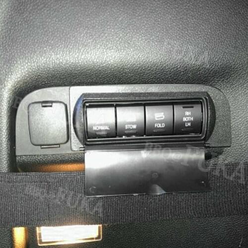 For Ford Explorer 2011-2018 Car Rear Trunk Seat Adjust Button Shell Cap Cover Trim