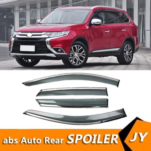 For Mitsubishi Outlander 2016 Window Visor Vent Shades Sun Rain Deflector Guard For Outlander Auto Accessories 4PCS/SET