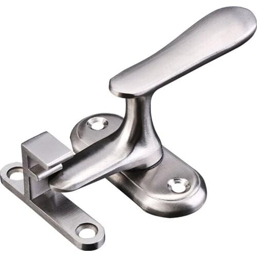 Door Latch Door Bolt Window Gate Latch Security Sliding Door Lock Pull Ring Spring Bounce Door Bolt Aluminum Latch Lock