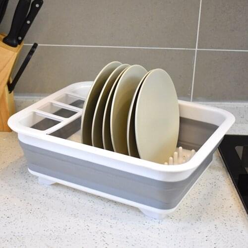 Dish set bowl drain rack bowl chopsticks rack dining table empty water control water bowl frame filter cup storage