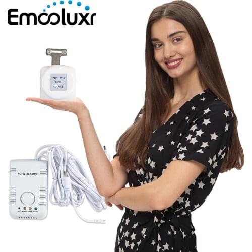 Emooluxr Home Alarm Water Leakage Alarm Independent Water Leak Sensor Detector Flood Control Security Alarm System
