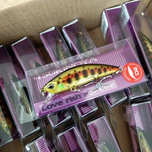 TSURINOYA dw63 14PCS Sinking Minnow Fishing lure 5g/50mm Artificial Bait for Trout Bass Fishing Wobbler hard lure