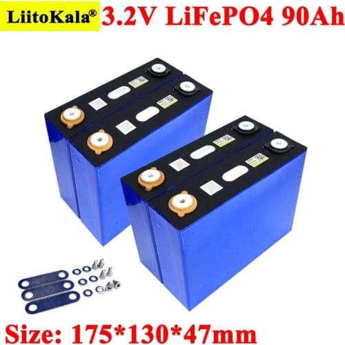 Liitokala LiFePO4 3.2V 90Ah battery pack Lithium iron phosphate Large capacity 90000mAh Motorcycle Electric Car motor batteries
