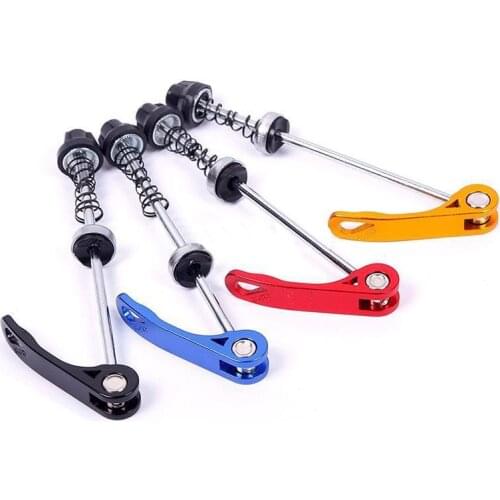 Bicycle Wheel Hub Skewers Front Rear Quick Release Axis Skewers MTB Road Bike Clip Lever Axle Set 145/175mm