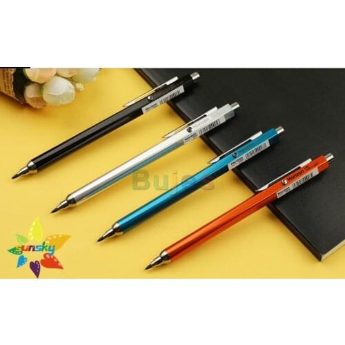 Japan Original OHTO HORIZON Color metal automatic pencil push type drawing pencil with eraser student writing drawing 0.5mm