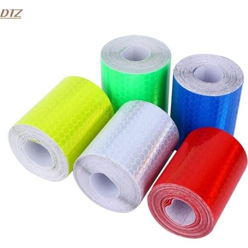 1pcs Waterproof Warning Tape Strip Stickers Warning Light Reflector Protective Sticker Reflective Film Car Safety Mark New