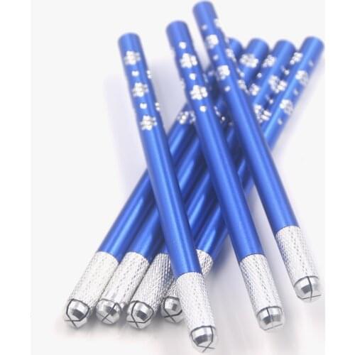 10pcs professional permanent makeup caneta tebori microblading eyebrows tool for permanent makeup