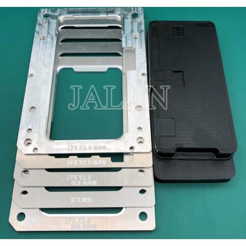 2.0 new version YMJ laminating mould for Phone X unbent flex OCA glass LCD refurbished repair laminate position mold