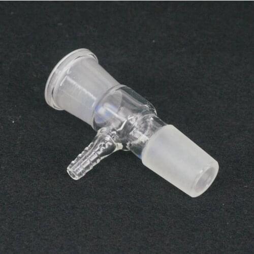 24/29 Joint Female to Male Laborotary Glass Transfer Gas Adapter 11mm hose connection