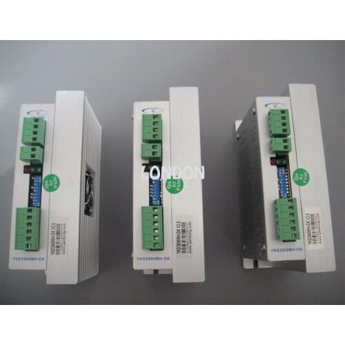 3 pieces YAKO brand cnc machine stepper motor diver YKD2608MH-DK CNC router step motor