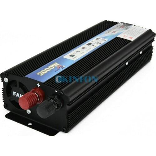 20Pcs/Lot Auto Accessories 2000W Power Inverter DC 12V AC 220V USB Port Car Power Converter