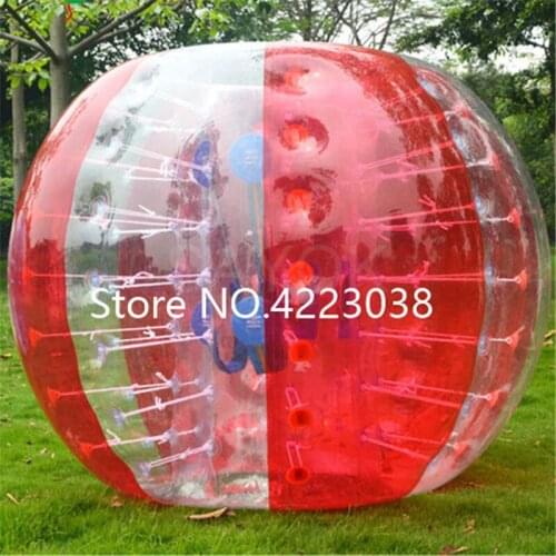 Free Shipping Bumper Ball 0.8mm 1.7m PVC Material Bubble Soccer Ball Blow Up Toy, Inflatable Bumper Bubble Balls