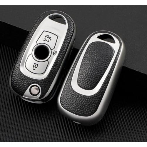 TPU Car Key Cover Case for Opel Vauxhall Astra K Corsa E for Buick VERANO ENCORE GX GL6 2019 2020 2018 Flip Key Cover Ring