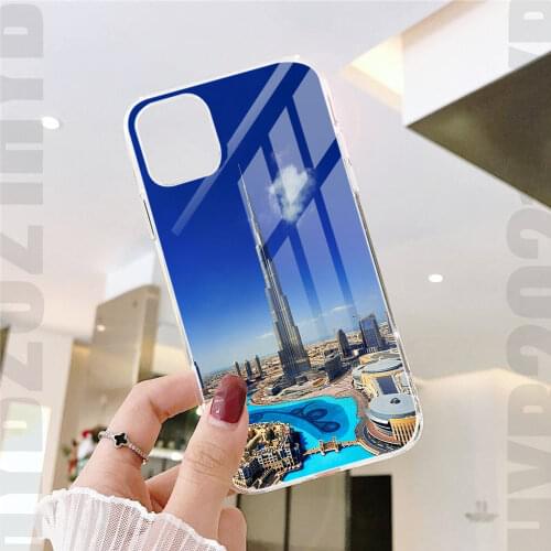 Dubai City Architectural landscape Phone Case for iPhone 11 12pro XS Mini MAX 12 8 7 6 6S Plus X 5S SE 2020 XR for iPhone Case