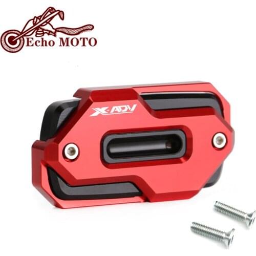 For HONDA X-ADV XADV X ADV 2017 2018 Red Black Motorcycle Front Brake Master Cylinder Fluid Reservoir Cover Oil Cap