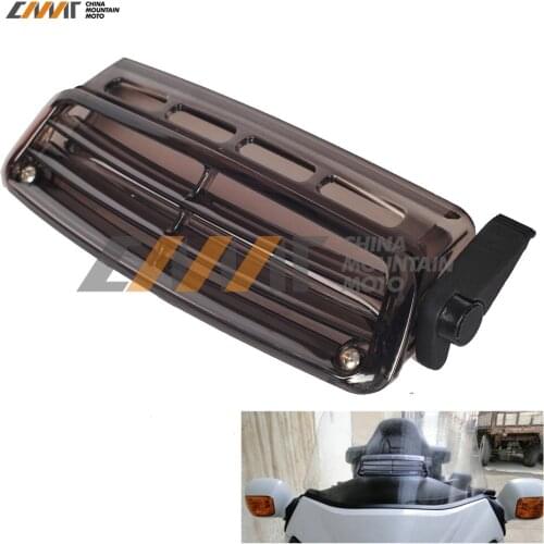 ABS Windshield Air Vent Smoked case for Honda Goldwing 1800 GL1800 2004-2016 05 06 07 08 09 10 11 12 13 14 15