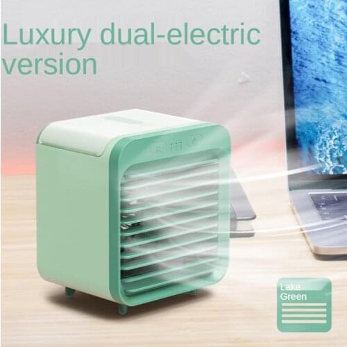 Water-cooled electric fan Small fan humidification spray desktop cooling cooler USB portable dormitory air conditioner mini