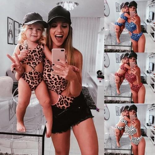 New Leopard Baby Girl Vacation Clothes Sleeveless Toddler Girl Clothes Boutique Kids Clothing Girls Childrens Swimwear Bodysuit