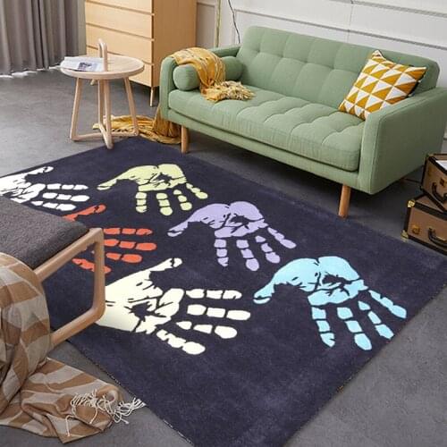 Carpet Living room Rug blanket childrens mat climbing mat bedroom full bed blanket non-slip wash Mat Gray alfombra pink rug