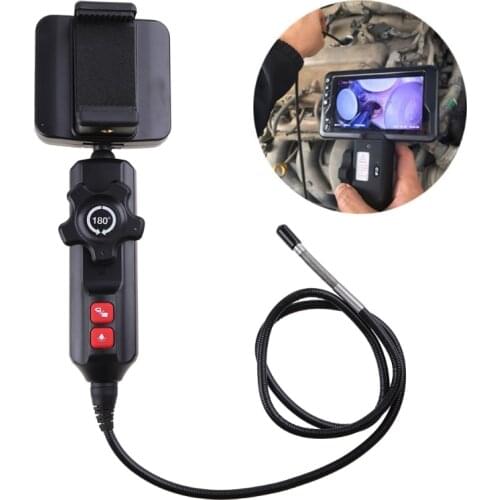 A0NE Multi Functional Industrial Endoscope Automotive Inspection Snake Inspection 6 LED Lights 1 Million Pixels Cellphone