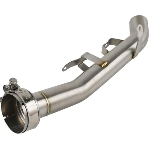 Motorcycle Exhaust System Muffler De-cat Pipe For KAWASAKI Z900 Z 900 2017 2018 2019 Stainless Steel Replaces Stock Catalyst