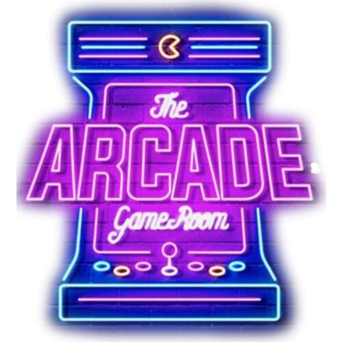 Neon Sign For The ARCADE Game Room Decor Beer Lamp Machine Light Decorate Hotel Impact Game Room Attract Light Neon Light Sign
