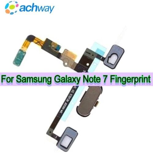 New For Samsung Galaxy note 7 Fingerprint Sensor Scanner Touch for samsung galaxy note 7 note7 Home Button Flex Cable
