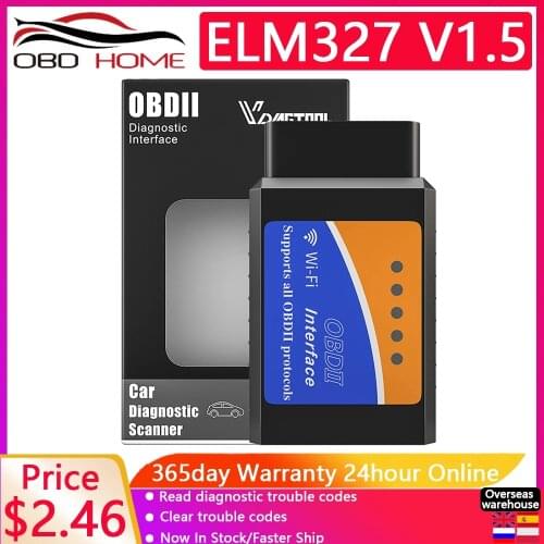 OBD2 HH OBD ELM327 V1.5 OBD2 CAN BUS Check Engine Car Auto Diagnostic Scanner Tool Interface Adapter For Android PC