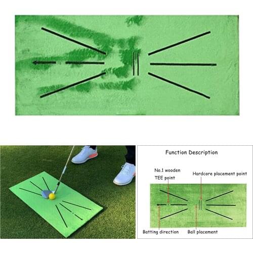 Portable Golf Training Mat Game Hitting Batting Mat Practice Game Indoor