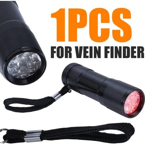 Black Vein Transilluminator Vein Viewer Professional Red Light Pediatric Unit Clinicians Nurses IVs Vein Finder Mayitr