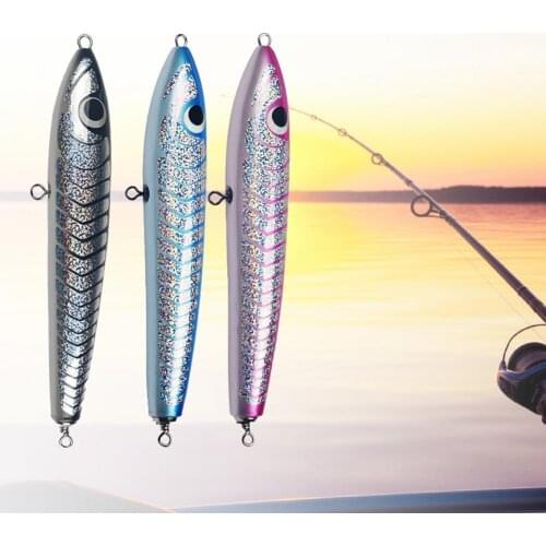 140g/235mm fishing lure Realistic handmade wooden tuna trolling shape compact lure suitable for outdoor long-cast accessories