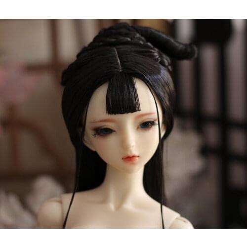 1/4 1/3 Scale BJD Doll Wig Ancient Costume Fairy Long Hair Vintage Wigs for BJD/SD MSD SD13 Doll Accessories C0746