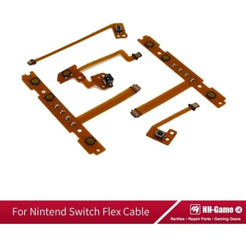 5pcs Ribbon Cable For Nintend Switch Joy Controller Con SL SR Flex Cable For NS Gamepad ZR ZL L Button Key Left & Right