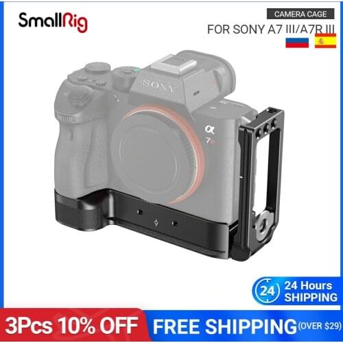 SmallRig A7m3 a7iii L Plate for Sony A7III A7MIII A7RIII A9 L-Bracket Plate Tripod Quick Release Side Plate+Baseplate- 2122