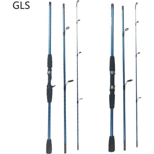 High Quality 2020 Newest 1.8M 2.1M Spinning Fishing Rod M Power 3 Sec Carbon Rod Casting Rod Fishing Tackle