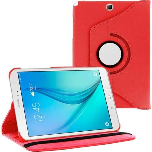 360 Degree Rotating Case For Samsung Galaxy Tab A 9.7inch T550 Cover TabA 9.7 SM-T550 T551 SM-T555 PU Leather Tablet Case Glass