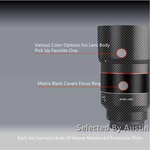 Lens Skin Guard Wrap Film For Samyang RF 85mm f1.4 Lens Decal Protector Anti-scratch Coat Cover Case