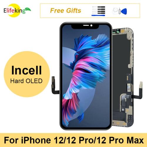 LCD Screen With Free Gifts For iPhone 12 Pro Max OLED Incell Display Replacement With 3D Touch Digitizer Assembly For iPhone 11