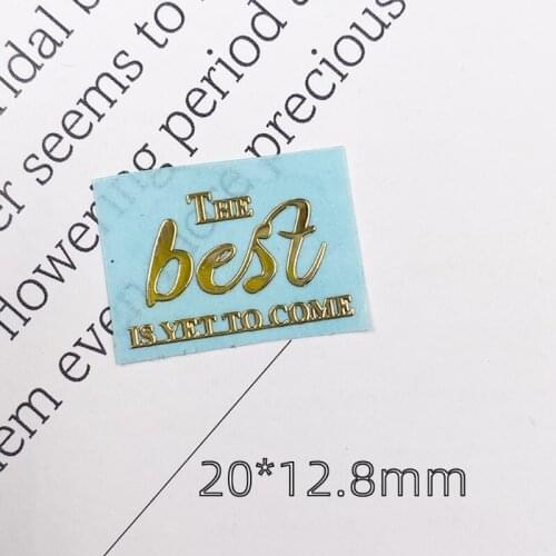 10 Sheets English Letters Blessing Words Metal Stickers Epoxy Resin Mold Fillings DIY Crafts Jewelry Making Material