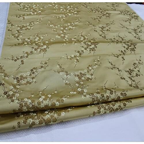 100cmx75cm European style High precision plum jacquard tapestry satin jacquard brocade fabric upholstery fabric for patchwork