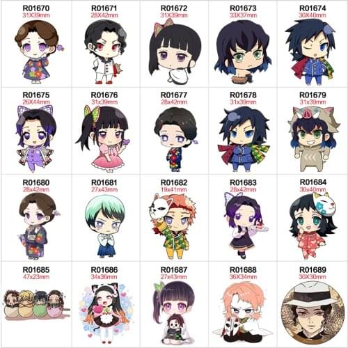 30pcs/lot Japan Cartoon Resin Flat Back for Hair Bows Planar Resin Crafts for DIY Phone,DIY Handmade Materials R0167 R0168
