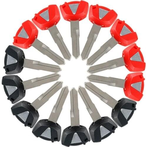 50pcs Motorcycle Uncut Blade Blank Key For Kawasaki Ninja ZX6R ZX10R ZZR400 Z750 Z800 Z1000 VERSYS ER6N ER6F ER6R Accessories