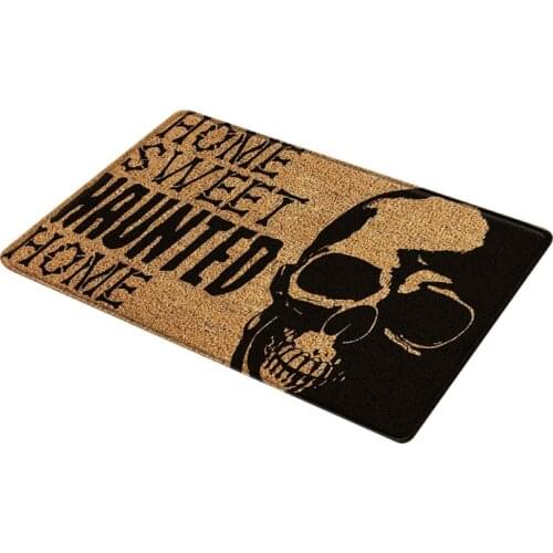 A0KE Halloween Doormat Blanket Entrance Front Door Mats Anti-Slip Bottom Entryway Indoor Outdoor Carpet