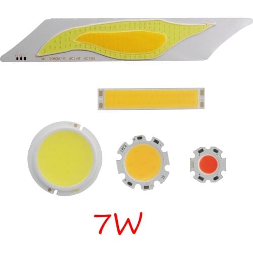 [ALLCOB] MIX 7W 9V 12V 21V 24V DC led cob lamp light panel round cob red blue for DIY bulb cob led bar strip chip source