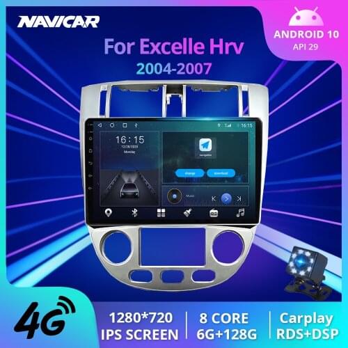 2Din Android10.0 Car Radio For Buick Excelle Hrv 2004-2007 Car Receiver GPS Navigation Auto Radio DSP Car Multimedia Video IGO