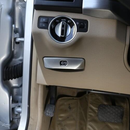 Car Accessorie Electronic Hand Brake P File Decorative Cover For Mercedes-Benz GLK X204 C-Class W204 2008-2014 E-Class W212 1Pcs