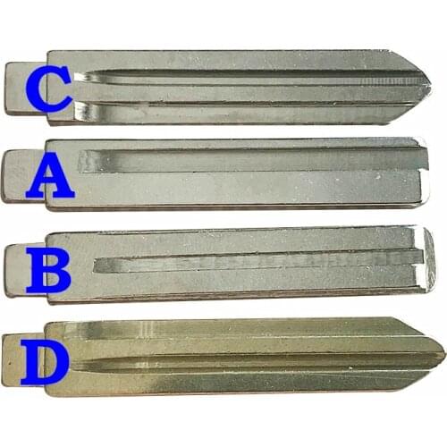 Replacement 4 Buttons Remote Key Fob Car Key Case Cover Styling For Hyundai IX35 i20 Uncut Blade Key Shell