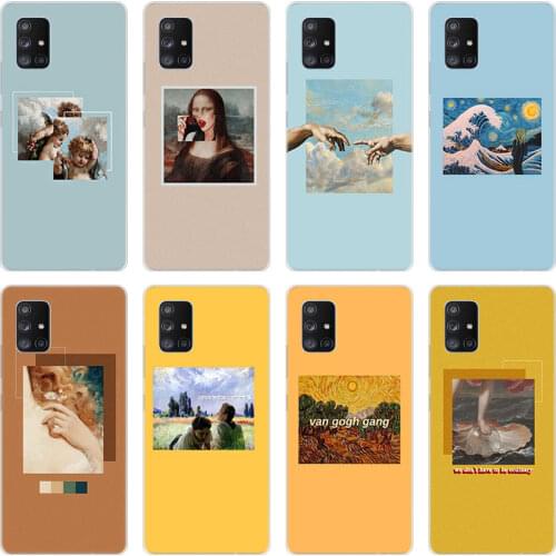 Aesthetic Art Soft Case for Samsung Galaxy A10 A21 A30 A50 A70 S A20 E A40 A01 A11 A31 A41 A51 A71 A81 A91 Silicone Cover