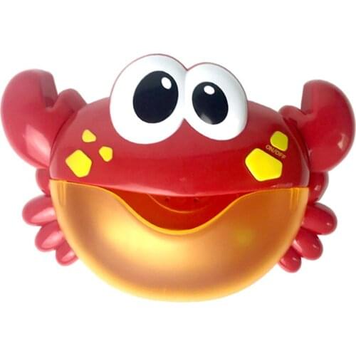 Childrens Bathing Toy Crab Shape Bubble Machine Bathtub Soap Automatic Bubble Maker Baby Bathroom Toy For Children